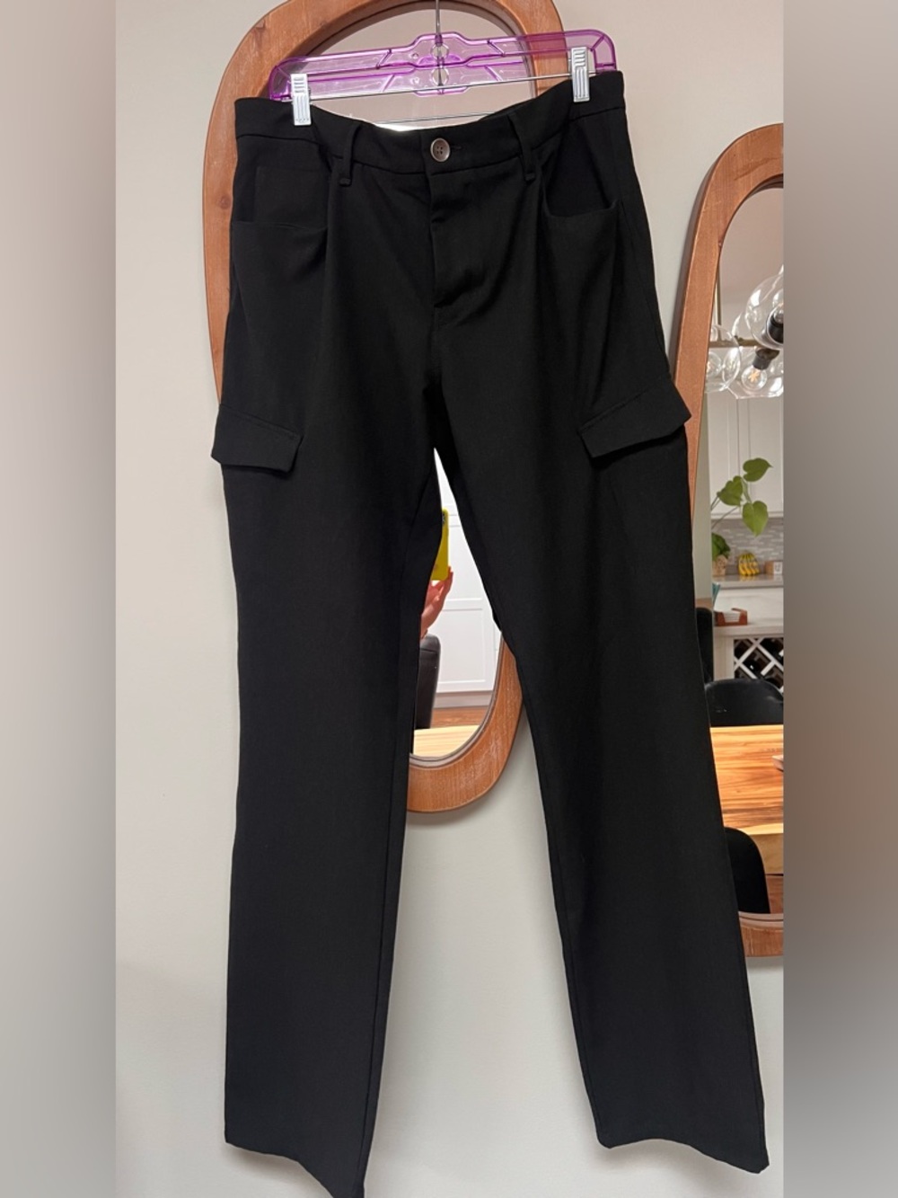 BOSS ORANGE Charcoal Black Men's Cargo Pants
